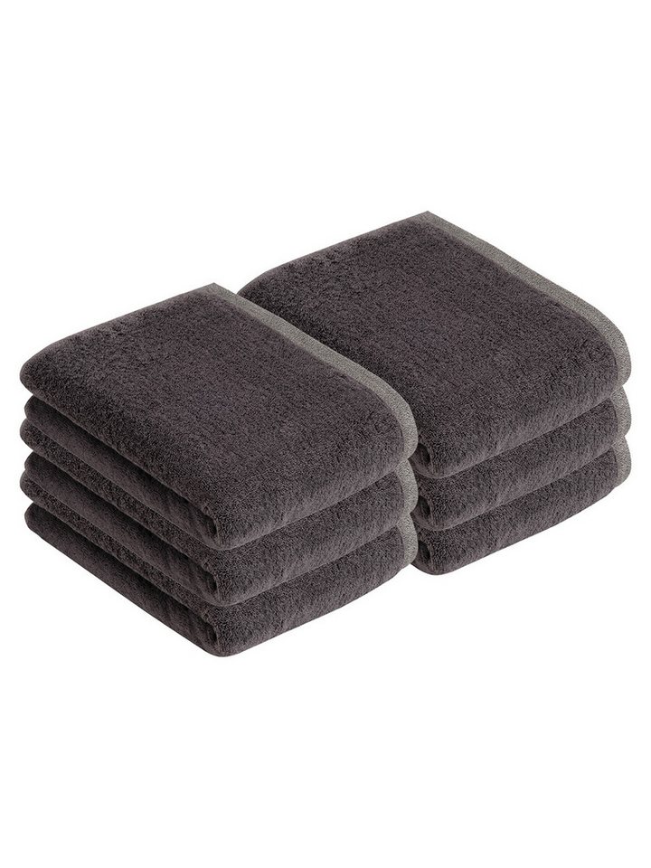bugatti Duschtücher 6er Pack Duschtuch Prato, Frottier (Spar-Set, 6-St), hohe Markenqualität von bugatti