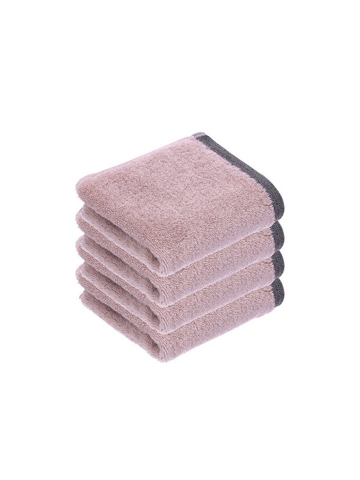 bugatti Gästehandtücher 4er Pack Gästetuch Prato, Frottier (Spar-Set, 4-St), hohe Markenqualität von bugatti