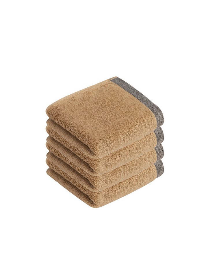 bugatti Gästehandtücher 4er Pack Gästetuch Prato, Frottier (Spar-Set, 4-St), hohe Markenqualität von bugatti