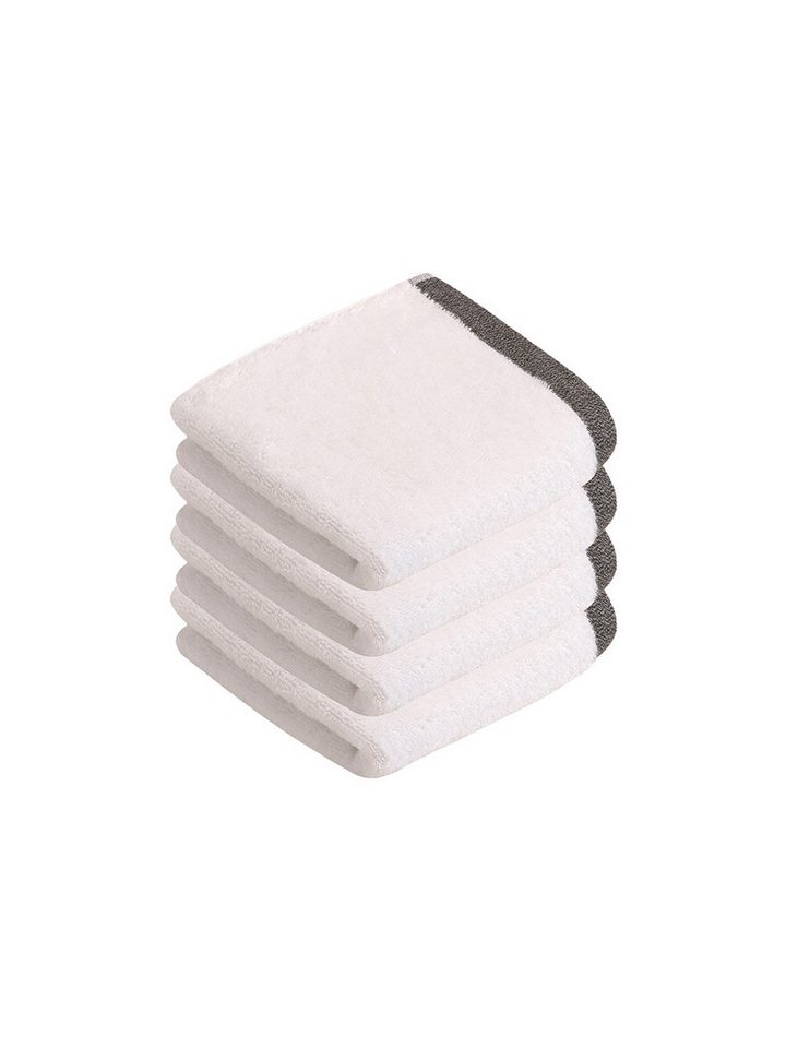 bugatti Gästehandtücher 4er Pack Gästetuch Prato, Frottier (Spar-Set, 4-St), hohe Markenqualität von bugatti