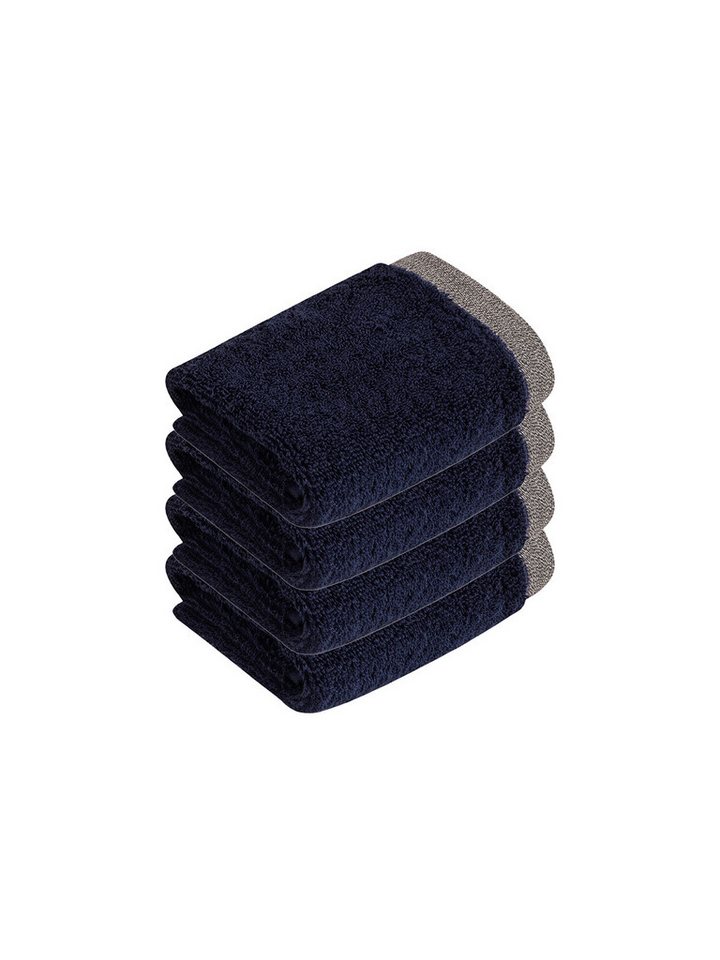 bugatti Seiftuch 4er Pack Seiftuch Prato, Frottier (Spar-Set, 4-St), hohe Markenqualität von bugatti