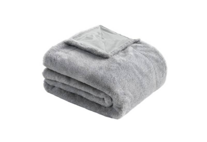 bugatti Tagesdecke bugatti Felldecke Grau 150 × 200 cm – Stilvolles für Sofa und Bett von bugatti