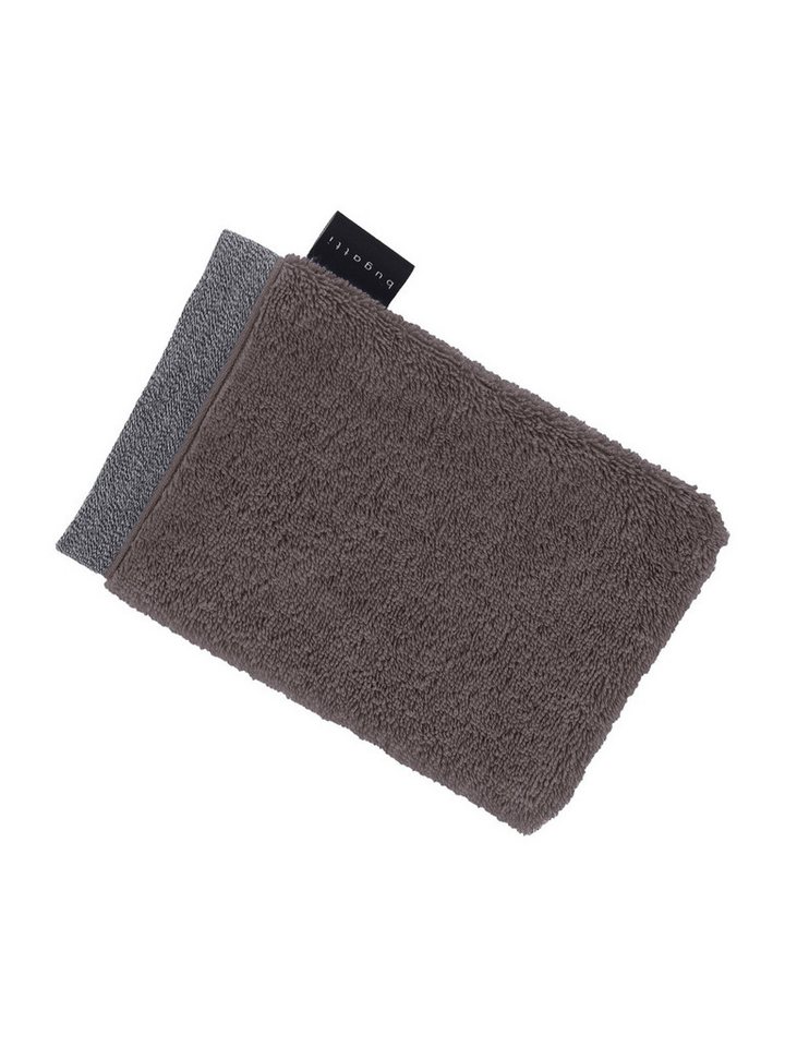 bugatti Waschhandschuh Waschhandschuh 22 x 16 cm Prato, Frottier (Stück, 1-St), hohe Markenqualität von bugatti