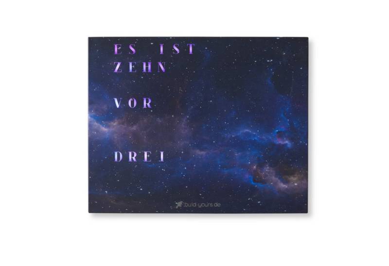 build-yours.de Wanduhr Wortuhr Jupiter in Deutsch - LED Wanduhr zum Aufhängen & Hinstellen build-yours.de Wanduhr Wortuhr Jupiter in Deutsch - LED Wanduhr zum Aufhängen & Hinstellen von build-yours.de