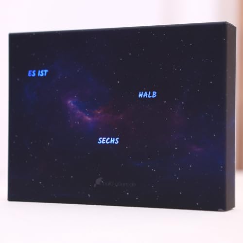 build-yours BoxClock Beyond Space – Digitale Tischuhr mit LED-Anzeige, WLAN und verstellbarem Ständer – Schlanke Uhr für Büro, Zuhause und Moderne Einrichtung build-yours BoxClock Beyond Space – Digitale Tischuhr mit LED-Anzeige, WLAN und verstellbarem Ständer – Schlanke Uhr für Büro, Zuhause und Moderne Einrichtung von build-yours