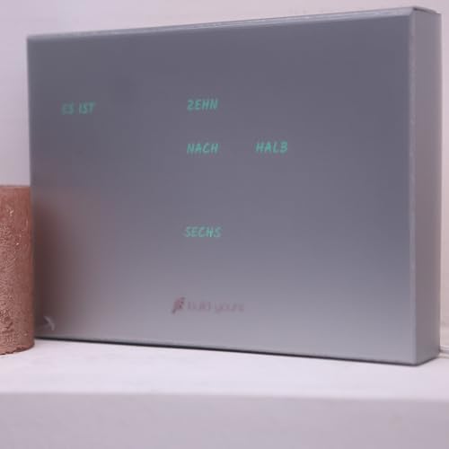 build-yours BoxClock Plain Gray – Digitale Tischuhr mit LED-Anzeige, WLAN und verstellbarem Ständer – Schlanke Uhr für Büro, Zuhause und Moderne Einrichtung build-yours BoxClock Plain Gray – Digitale Tischuhr mit LED-Anzeige, WLAN und verstellbarem Ständer – Schlanke Uhr für Büro, Zuhause und Moderne Einrichtung von build-yours