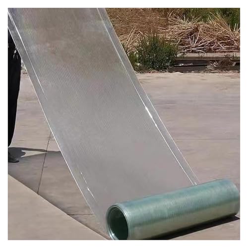 bujnie Polycarbonat Dachplatten Transparente Wärmedämmung Tageslichtpaneele Geeignet für Gewächshäuser, Wintergärten, Terrassen, Türen und Fenster (1x10m/3.28x32.8ft) von bujnie
