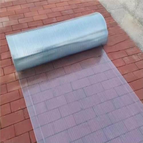 bujnie Polycarbonatplatten Dachplatten Polycarbonat Gewächshaus Dachplatte Dachblech für Gerätehaus Einsatz in Wintergärten, Carports, Gewächshäusern und Industrieanlagen (0.8x7m/2.62x22.96ft) von bujnie