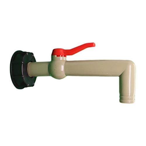 IBC Tank Adapter IBC Auslaufhahn Hahn Kugelhahn Tankanschluss Adapter Auslaufventil Schlauchanschlussstück Für 1000L Tank Behälter Container - 90 Grad Entladung Passend Für Europäische IBC-Container IBC Tank Adapter IBC Auslaufhahn Hahn Kugelhahn Tankanschluss Adapter Auslaufventil Schlauchanschlussstück Für 1000L Tank Behälter Container - 90 Grad Entladung Passend Für Europäische IBC-Container von bulrusely