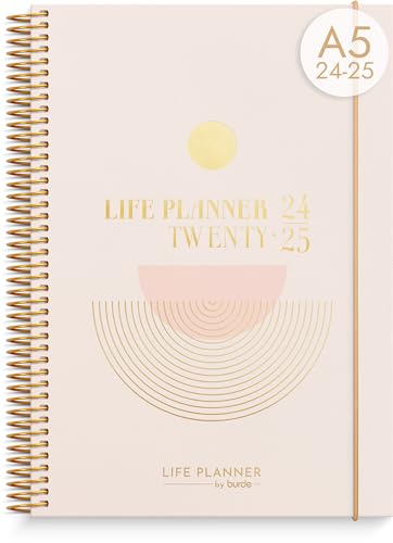 Burde Life Planner Pink Schülerkalender 2024/2025: Schulplaner Wochenplaner Timer Terminkalender für 2024/2025 von burde