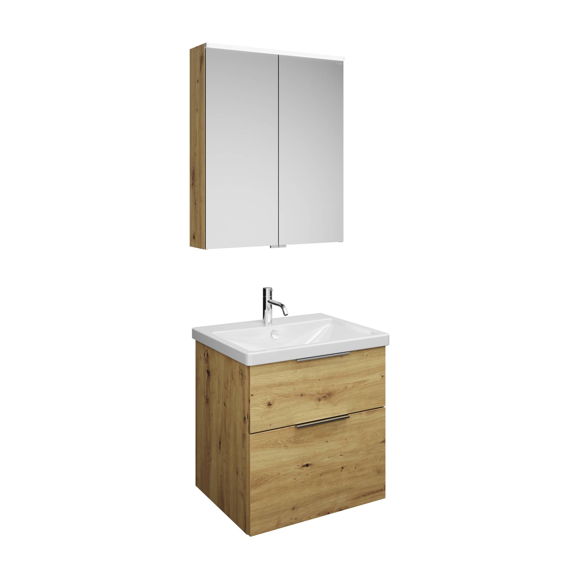 burgbad Eqio Set, bestehend aus Spiegelschrank, Keramik-Waschtisch und Waschtischunterschrank, Breite 650mm, SFAN065F5662C0001G0146 burgbad Eqio Set, bestehend aus Spiegelschrank, Keramik-Waschtisch und Waschtischunterschrank, Breite 650mm, SFAN065F5662C0001G0146 von burgbad