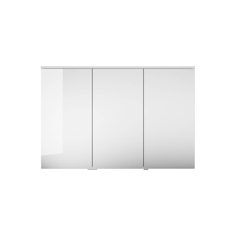burgbad Eqio Spiegelschrank mit LED-Aufsatzleuchte und Waschtischbeleuchtung, 3-türig, mittlerer Türanschlag links, 1200x800x170mm, SPGT120LF2009 von burgbad