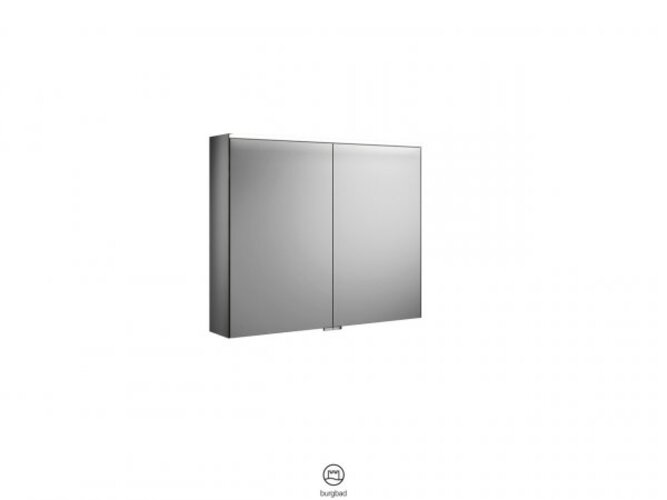 burgbad Fiumo Spiegelschrank, mit horizontaler LED Beleuchtung, 806mm, SPIY080 von burgbad