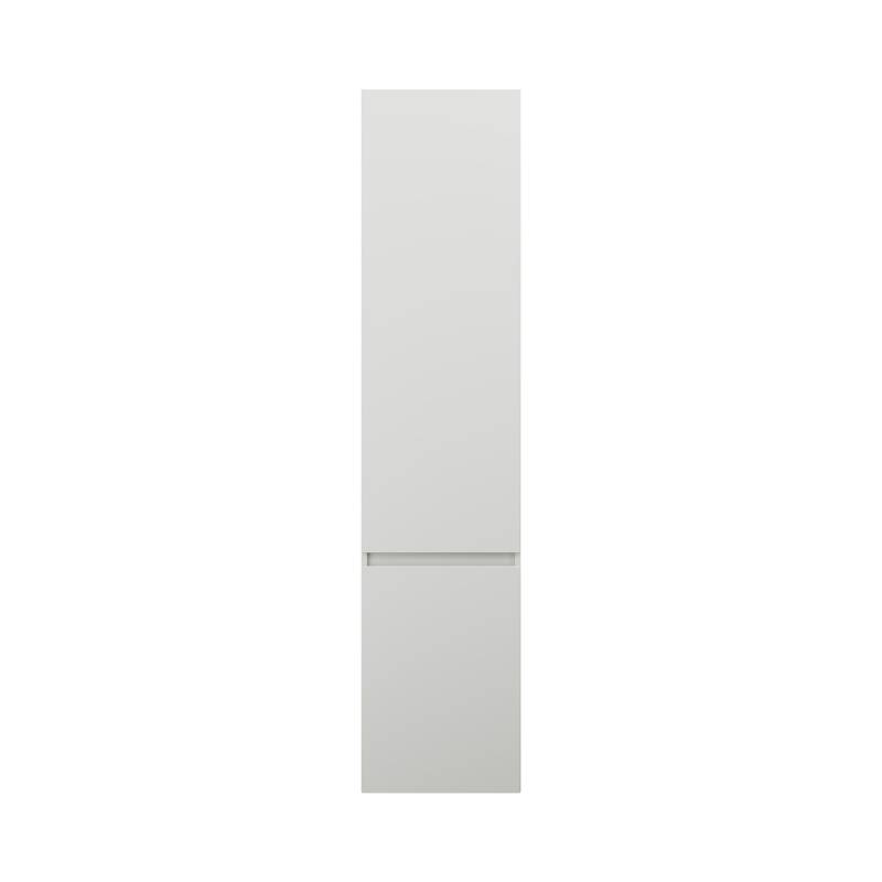 burgbad Lin20 Hochschrank wandhängend mit 1 Tür inklusive Wäschekorb, Türanschlag links, 400x345x1760mm, HSPG040LF5375 von burgbad