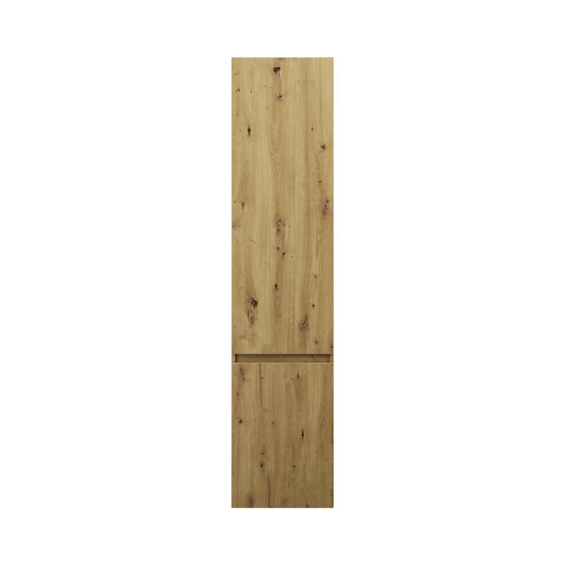 burgbad Lin20 Hochschrank wandhängend mit 1 Türe inklusive Wäschekorb, Türanschlag rechts, 400x345x1760mm, HSPG040RF5353 von burgbad