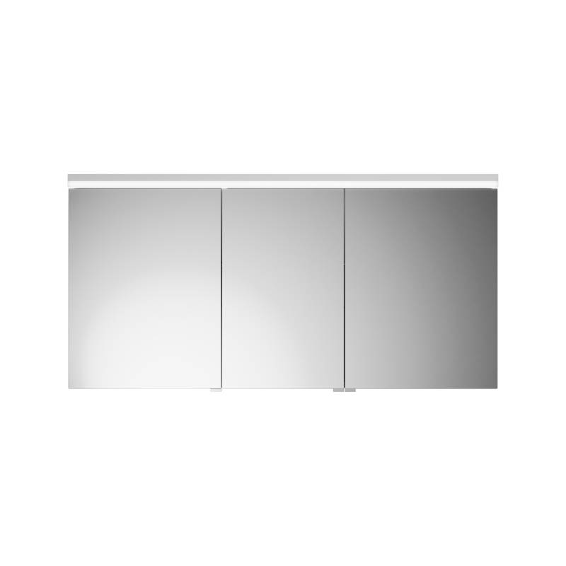burgbad Lin20 Spiegelschrank LED-Beleuchtung, 3 Türen, Anschlag rechts, 1400x700x170mm, SPQK140RF5352 von burgbad