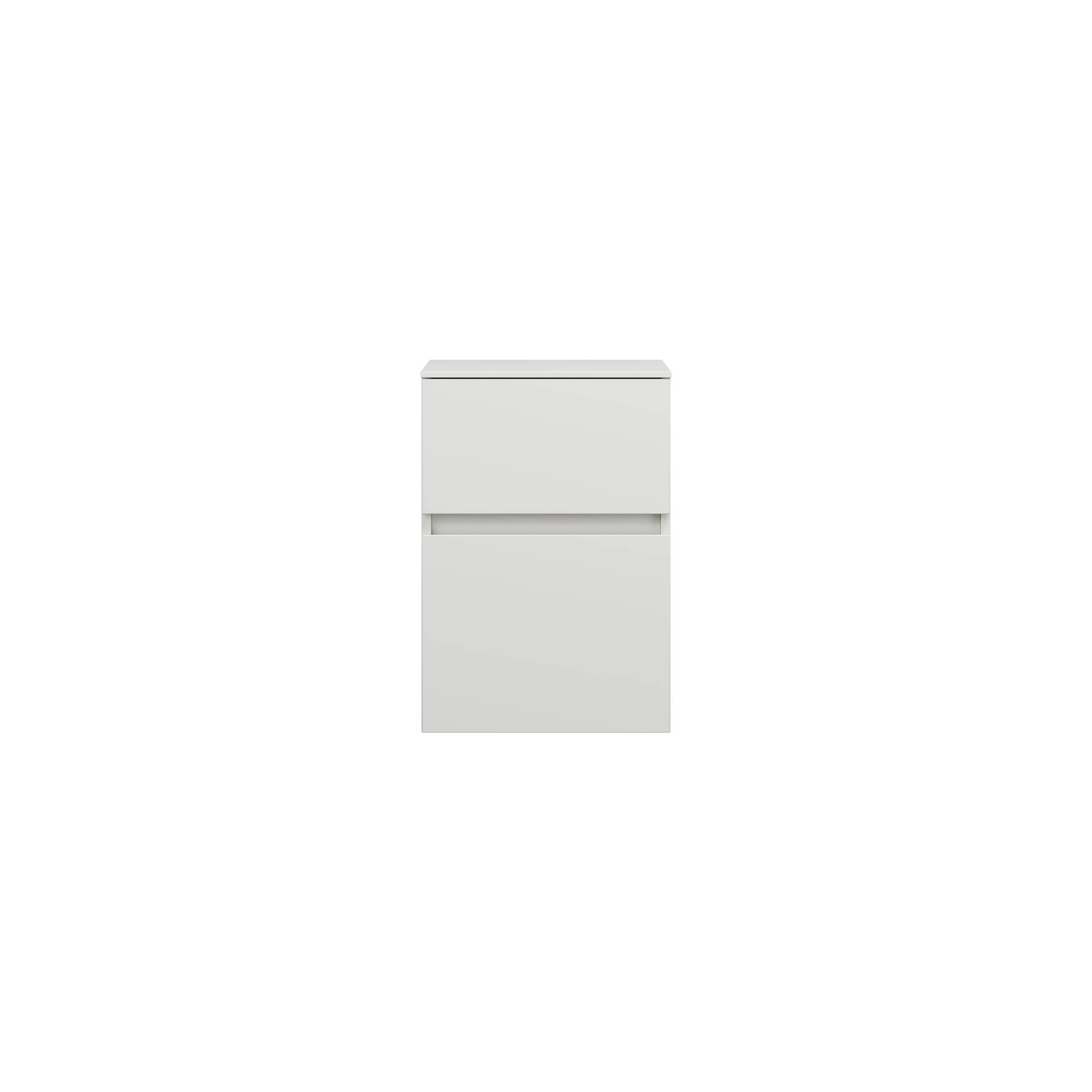 burgbad Lin20 Unterschrank, 2 Auszüge, 400x357x580mm, USIU040F5375 von burgbad