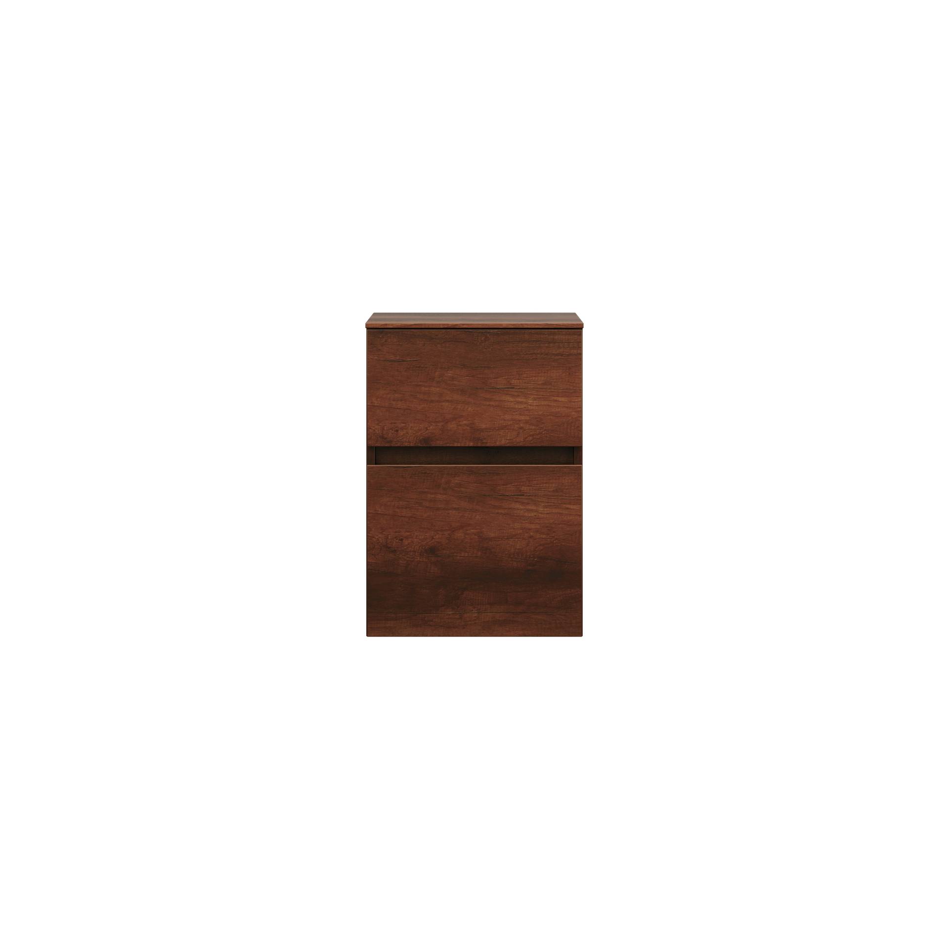 burgbad Lin20 Unterschrank, 2 Auszüge, 400x357x580mm, USIU040F5359 von burgbad
