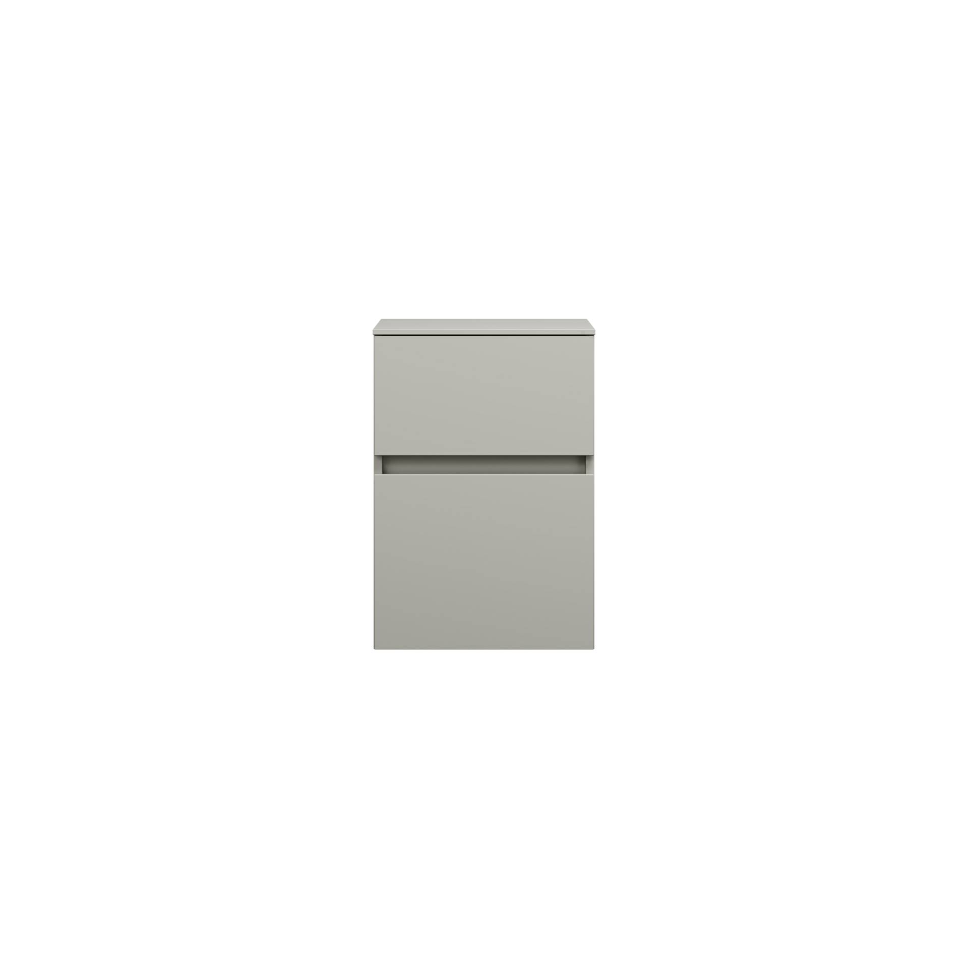 burgbad Lin20 Unterschrank, 2 Auszüge, 400x357x580mm, USIU040F5352 von burgbad