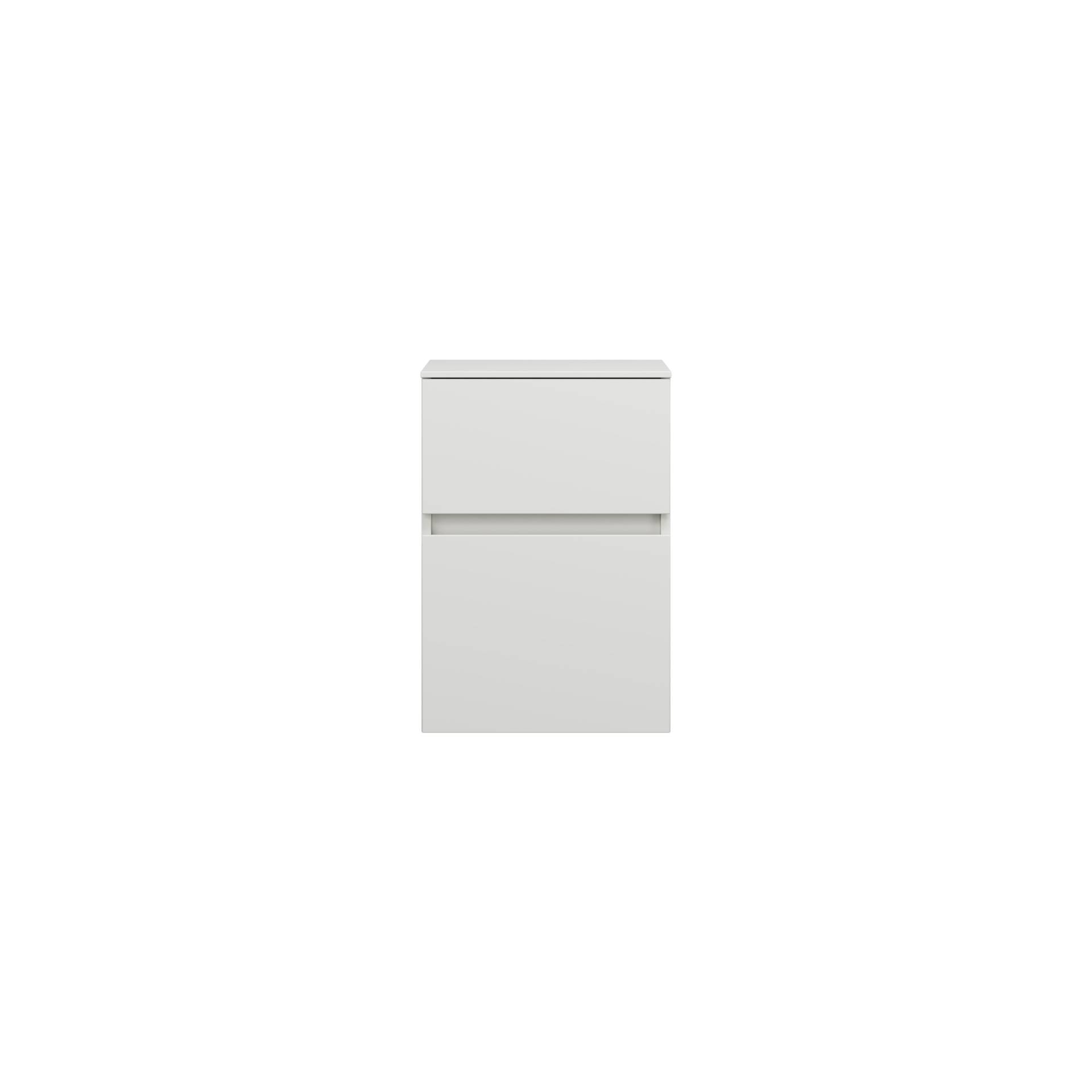 burgbad Lin20 Unterschrank, 2 Auszüge, 400x357x580mm, USIU040F5351 von burgbad