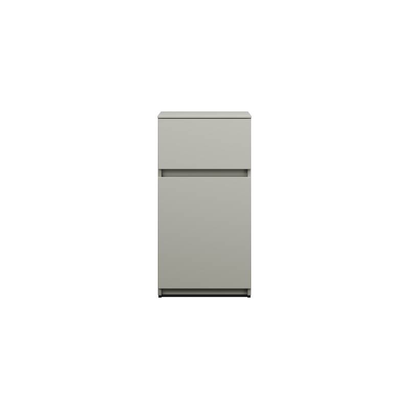 burgbad Lin20 Unterschrank, 2 Auszüge, 400x357x780mm, USJG040F5352 von burgbad
