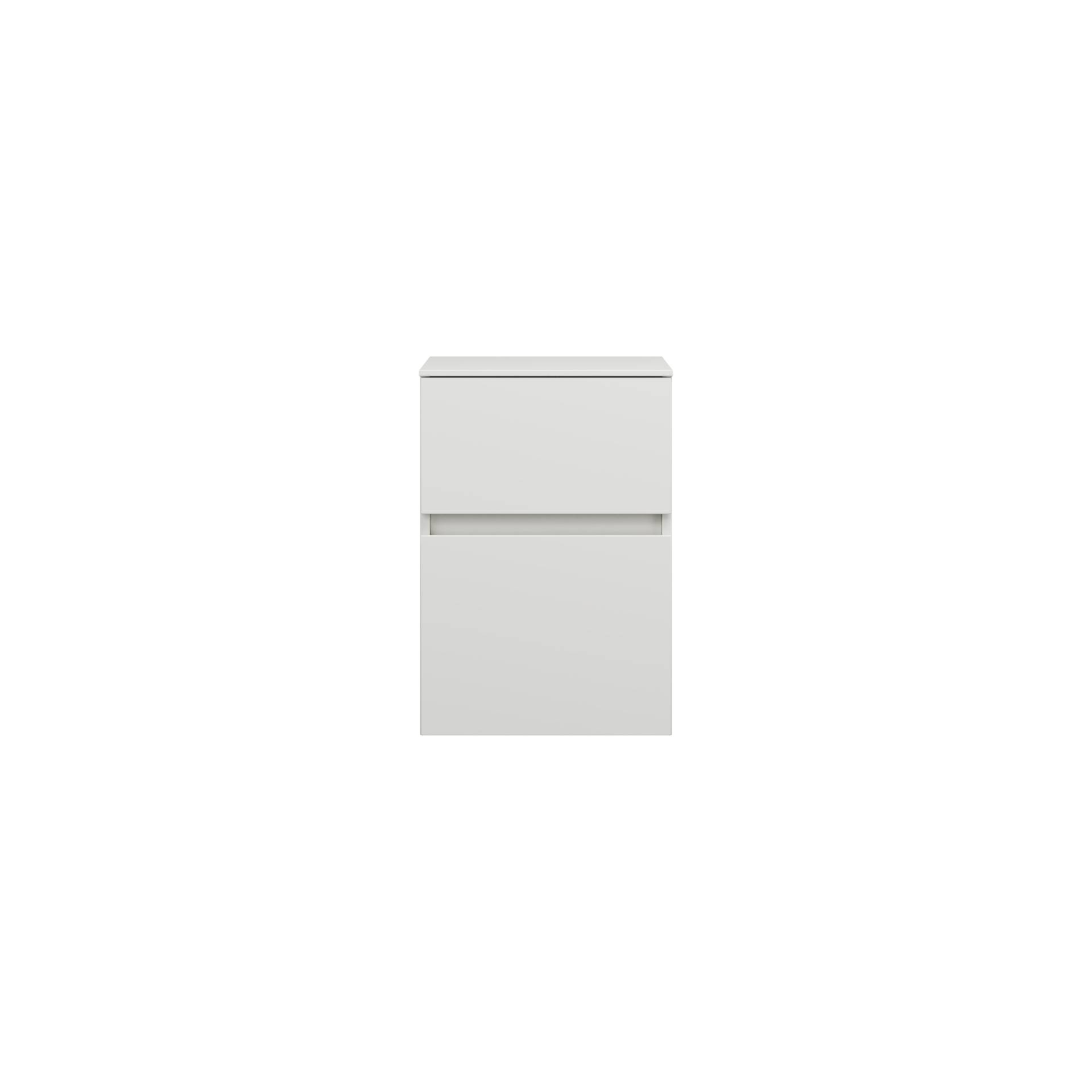burgbad Lin20 Unterschrank, 2 Auszüge, 400x407x580mm, USIT040F5375 von burgbad