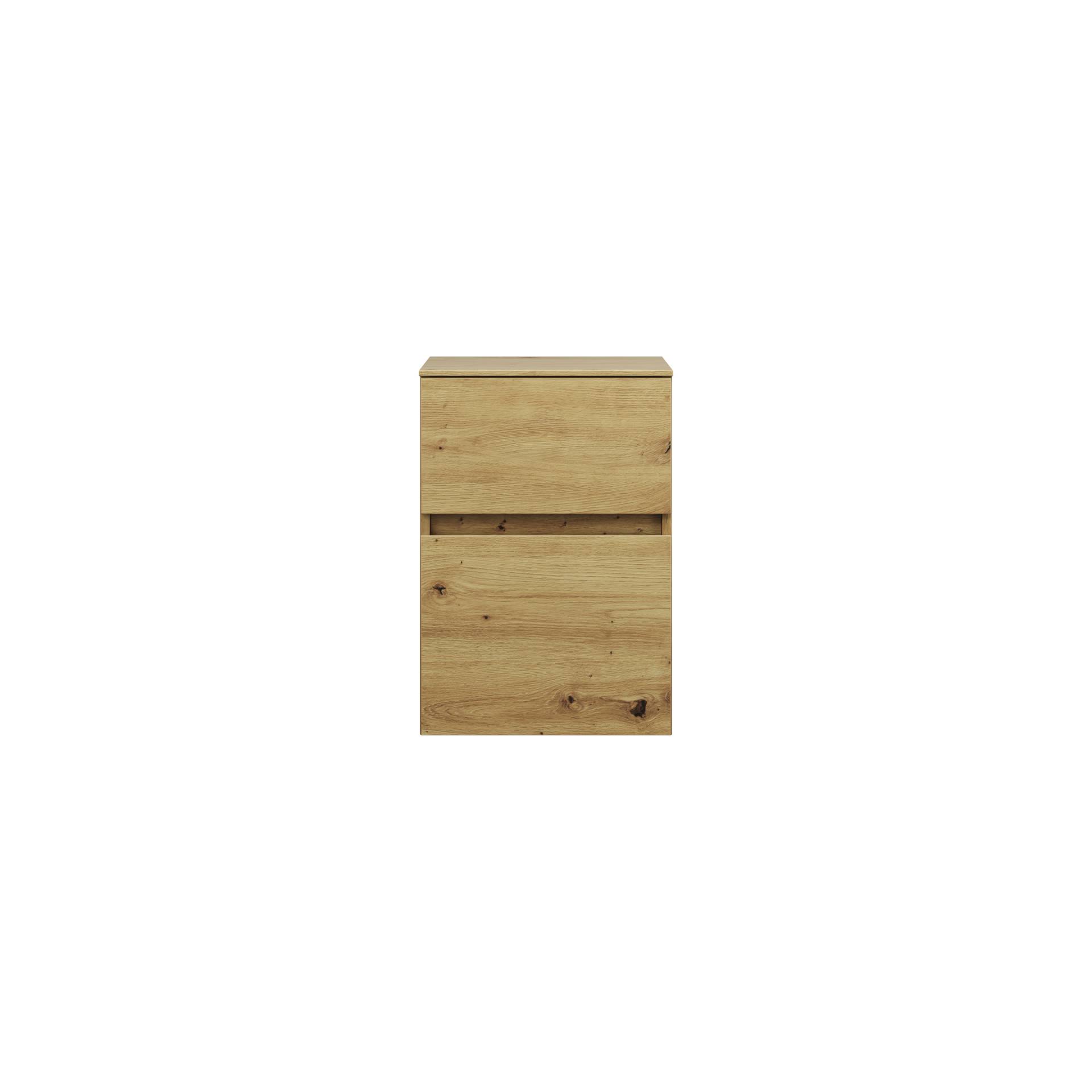 burgbad Lin20 Unterschrank, 2 Auszüge, 400x407x580mm, USIT040F5353 von burgbad