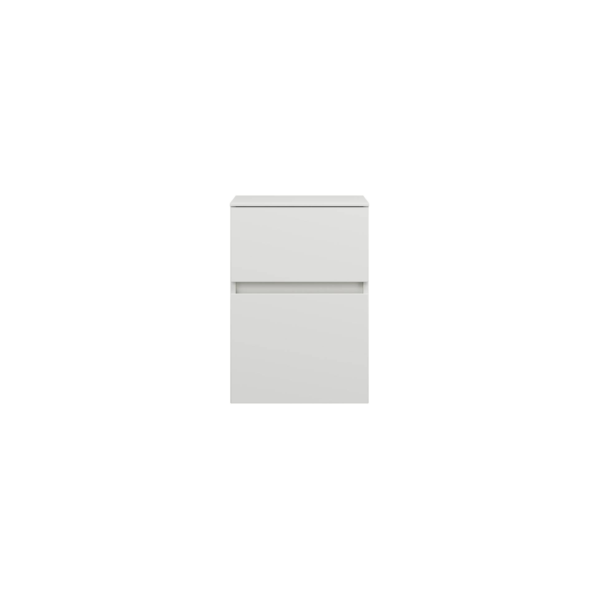 burgbad Lin20 Unterschrank, 2 Auszüge, 400x407x580mm, USIT040F5351 von burgbad
