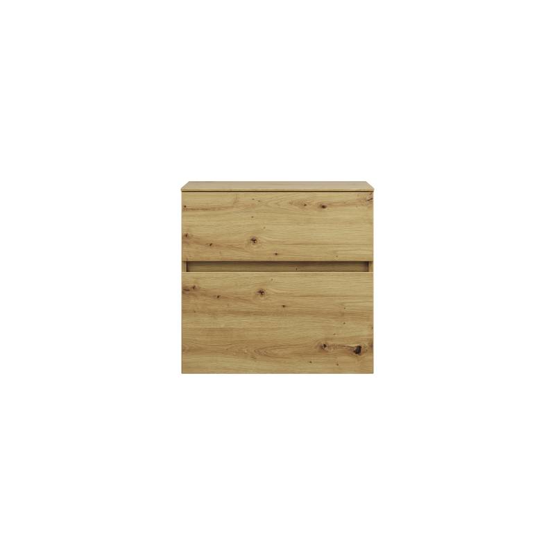 burgbad Lin20 Unterschrank, 2 Auszüge, 600x407x580mm, USIT060F5353 von burgbad
