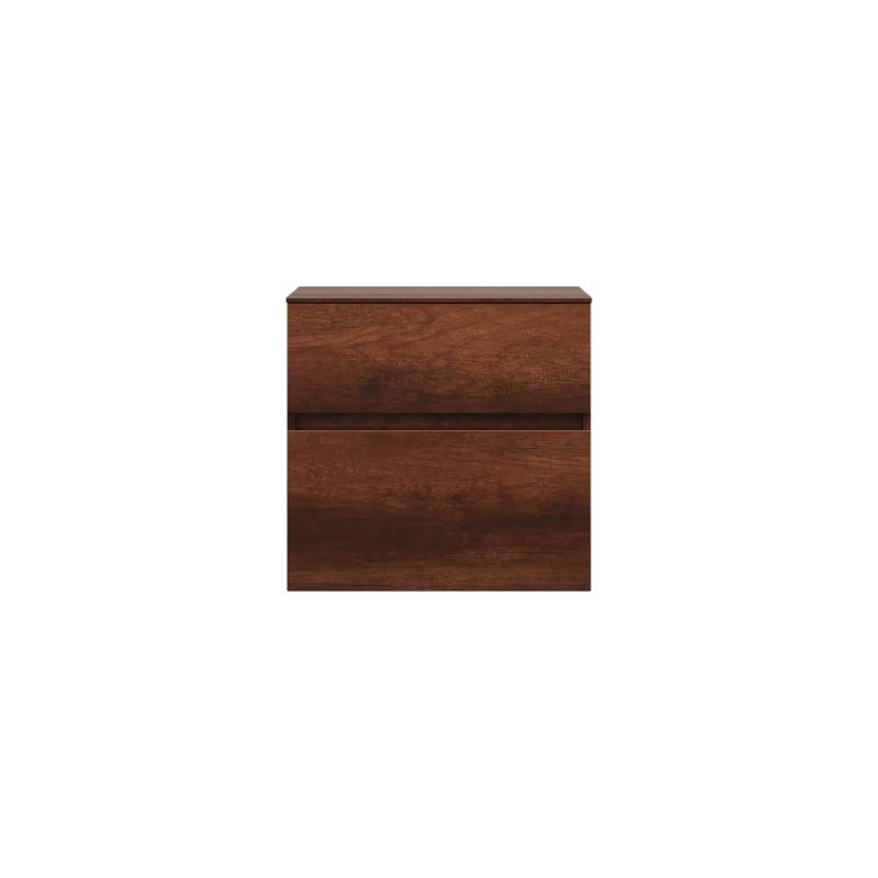 burgbad Lin20 Unterschrank, 2 Auszüge, 600x407x580mm, USIT060F5359 von burgbad