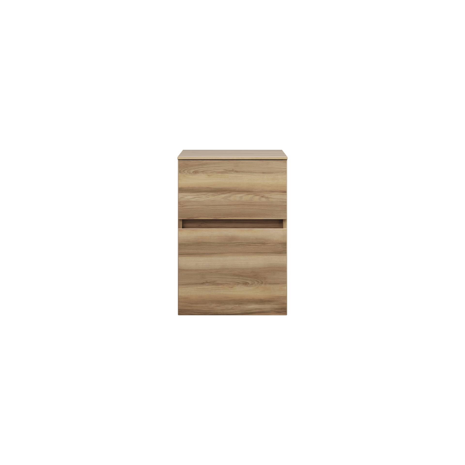 burgbad Lin20 Unterschrank, 2 Auszüge, 400x487x580mm, USIS040F5357 von burgbad