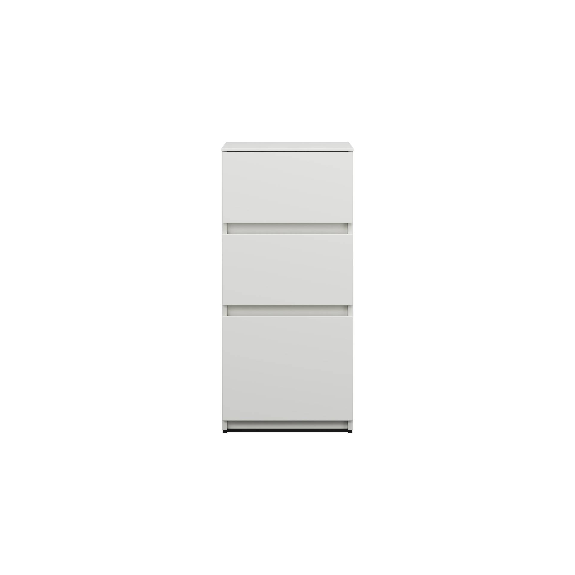 burgbad Lin20 Unterschrank, 3 Auszüge, 400x357x870mm, USIX040F5351 von burgbad