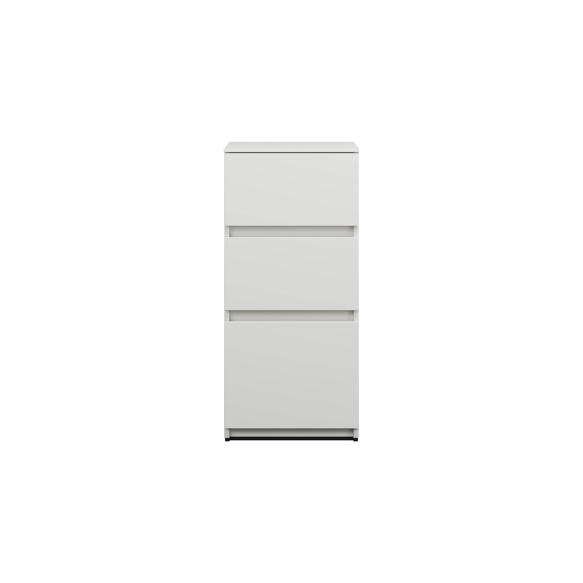 burgbad Lin20 Unterschrank, 3 Auszüge, 400x407x870mm, USIW040F5351 von burgbad