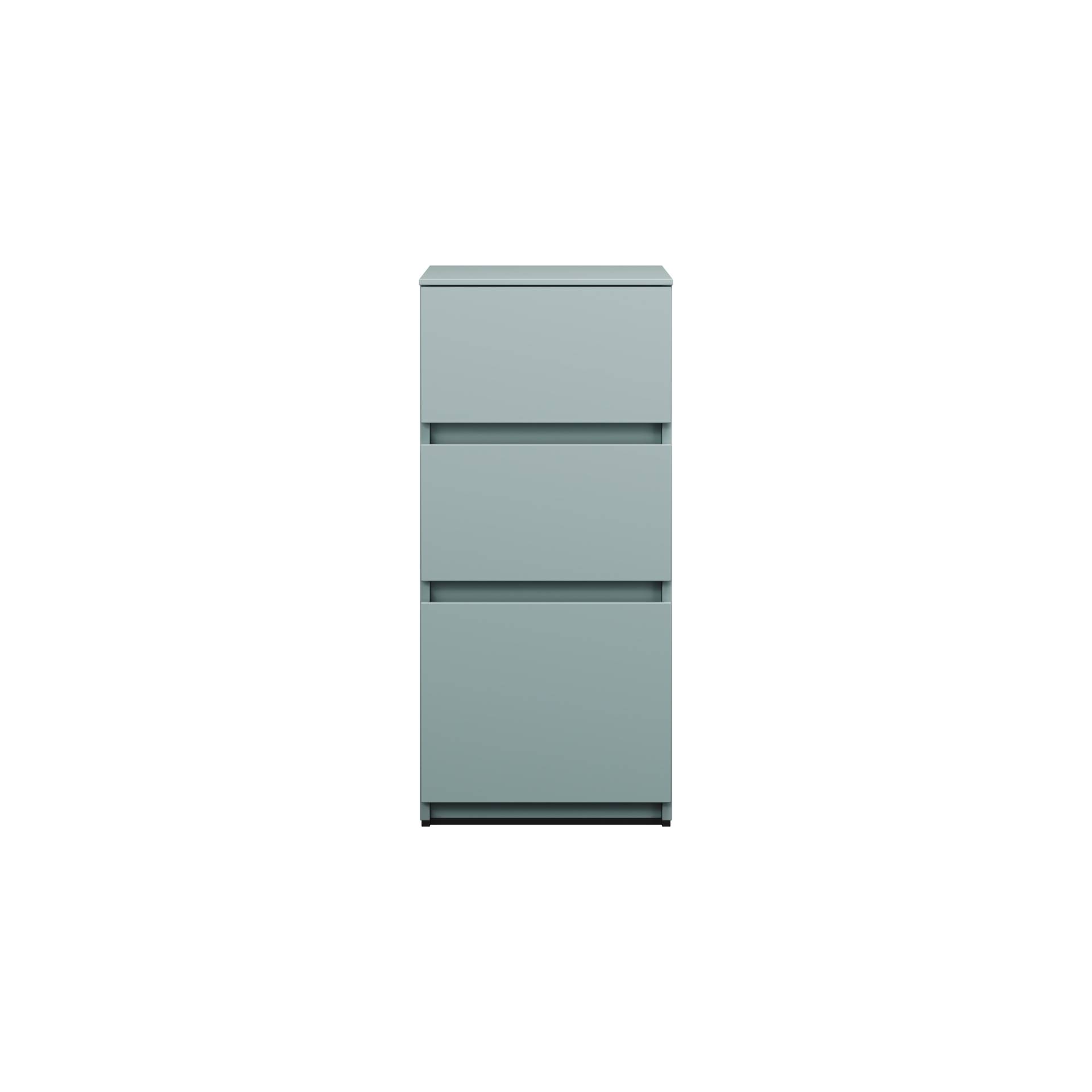 burgbad Lin20 Unterschrank, 3 Auszüge, 400x407x870mm, USIW040F5395 von burgbad