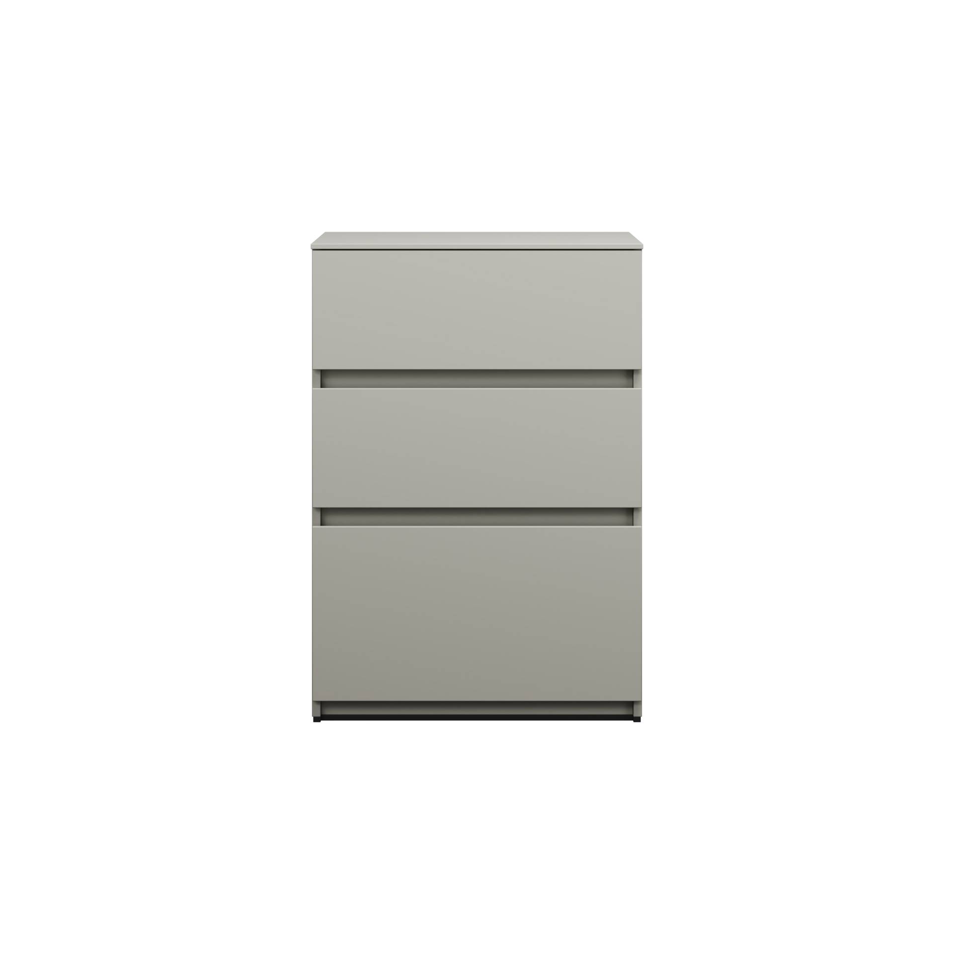 burgbad Lin20 Unterschrank, 3 Auszüge, 600x407x870mm, USIW060F5352 von burgbad