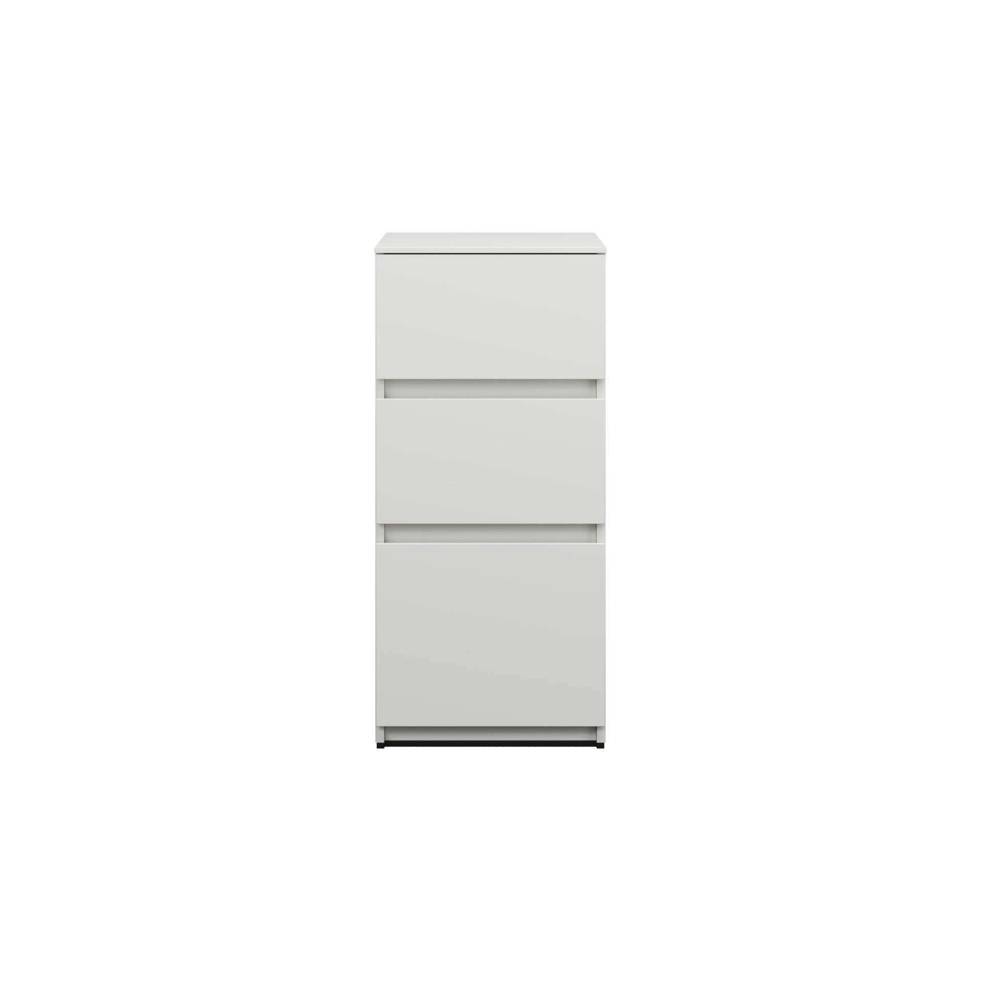 burgbad Lin20 Unterschrank, 3 Auszüge, 400x487x870mm, USIV040F5363 von burgbad