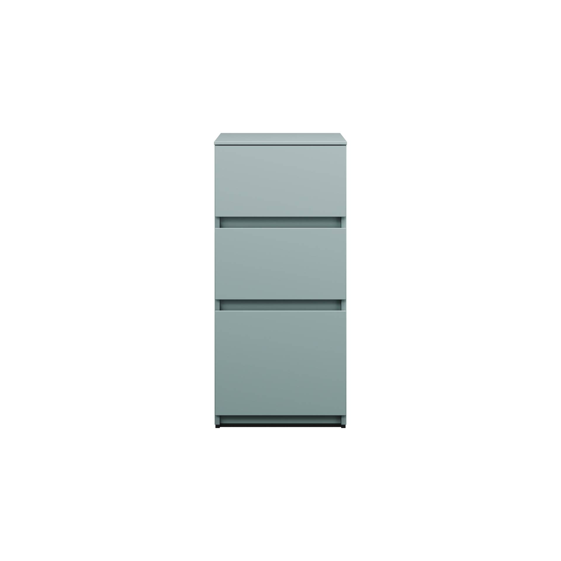 burgbad Lin20 Unterschrank, 3 Auszüge, 400x487x870mm, USIV040F5395 von burgbad