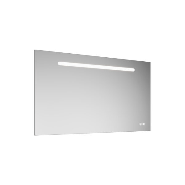 burgbad Vry LED-Lichtspiegel, horizontale Beleuchtung, mit Spiegelheizung, SIIX120PN610 von burgbad