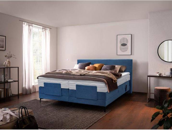 Boxspringbett in Stoff S-XBO16/05 von busswohnen