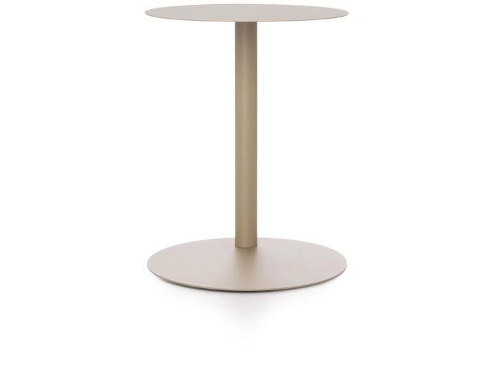 Coco Maison Beistelltisch OWEN ca. B40 H50 T40 cm in Metall taupe von busswohnen