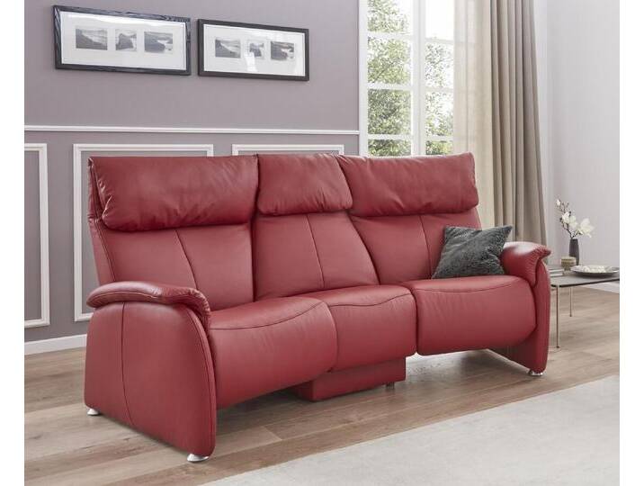Comfortmaster Trapezsofa in Leder Longlife merlot Comfortmaster Trapezsofa in Leder Longlife merlot von busswohnen