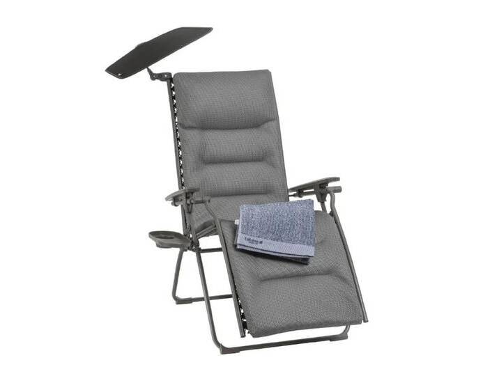 Lafuma Relaxsessel EVOLUTION BECOMFORT® in Stoff ash grey von busswohnen