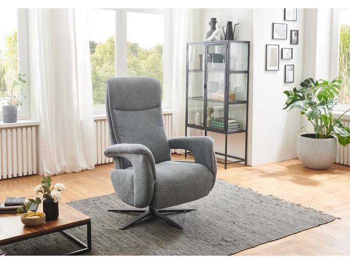 OrthoSedis Relaxsessel in Stoff Milan steel mit Sternfuß OrthoSedis Relaxsessel in Stoff Milan steel mit Sternfuß von busswohnen