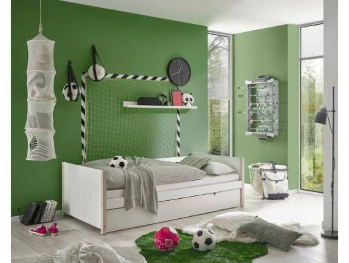 Pol Power Kojenbett TILDE in MDF Weiß / Absatz Kiefer natur Pol Power Kojenbett TILDE in MDF Weiß / Absatz Kiefer natur von busswohnen