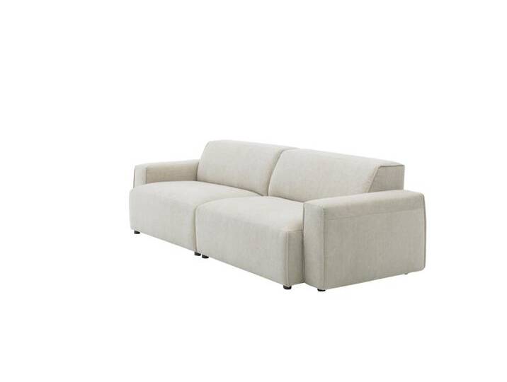 Roomio 3-Sitzer NO. 4100 in Stoff Cosmopolitan champagner von busswohnen