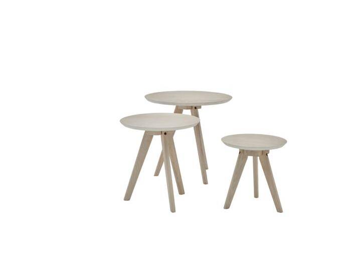 Roomio Couchtisch 3er-Set NO. 2000 mit Platte aus Esche Echtholzf von busswohnen