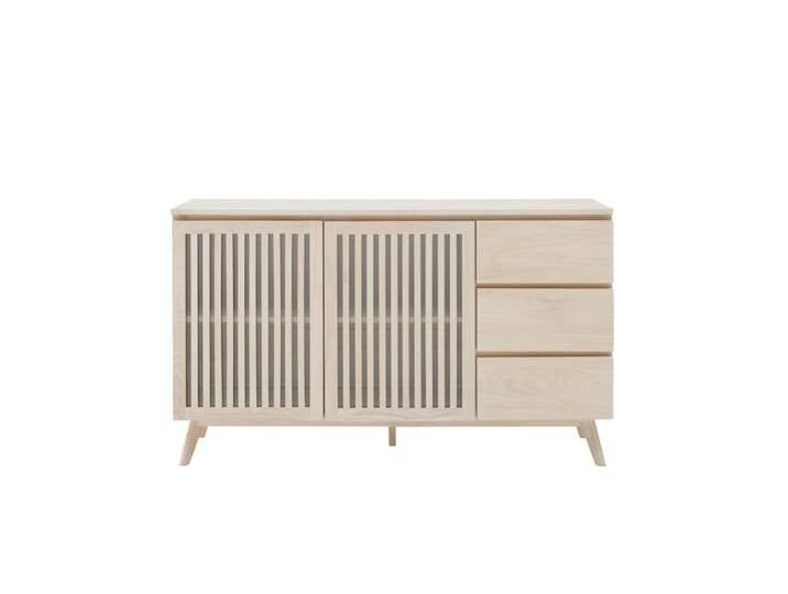 Roomio Sideboard NO. 2000 in Esche Echtholzfurnier, Fronten und G von busswohnen