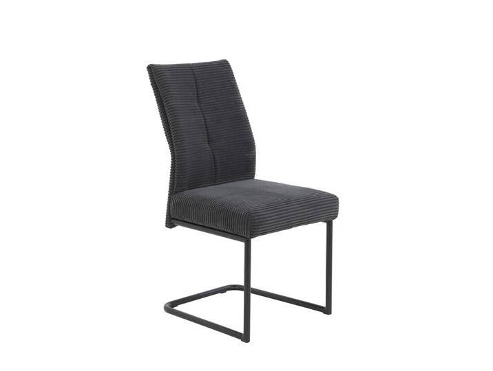 Schwingstuhl ca. B50 H99 T65 cm in 28 Breitcord quer anthrazit von busswohnen