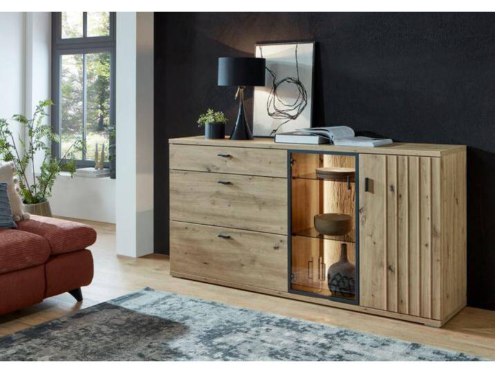 Sideboard in Eiche Artisan Melamin von busswohnen