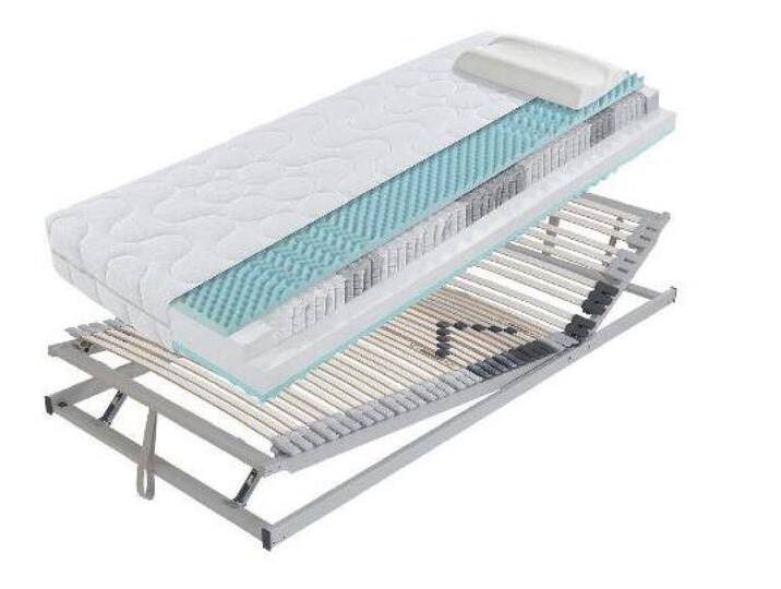 Taschenfederkern-Matratzen-Set Sirius H2 90 x 200 cm von busswohnen
